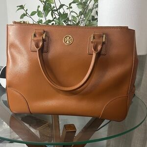 Tory Burch Tan Leather Satchel